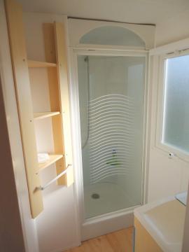  Campsite les Grissotières Alquiler de casa móvil cuarto de ducha