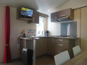 Alquiler del camping Les Grissotières Cocina de la casa móvil