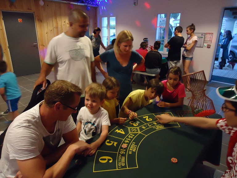 Campingplatz Les Grissotières Casino-Abend 